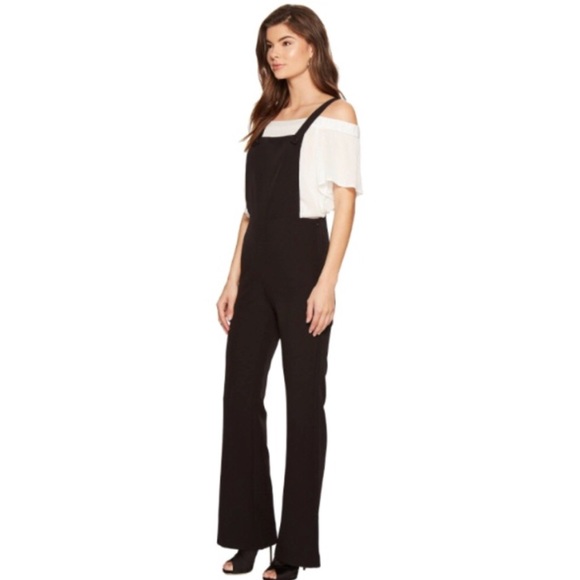 Romeo & Juliet Couture Pants - Romeo & Juliet Couture Bell Bottom Woven Overalls